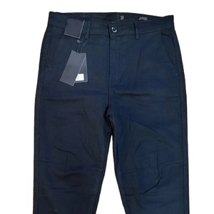 กางเกงเอวสูงปานกลางสำหรับผู้ชายกางเกงผ้าฝ้ายทอลายทแยงกางเกงซักสไตล์ลำลองสำหรับบังคลาเทศ - Product Image 1