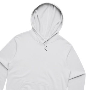 White Pullover <b>Hoodie</b> <b>Men</b> Cotton Fleece Plain Hooded Sweatshirt Soft Warm Casual Winter Streetwear Unisex Style Manufacturer - Product Image 2