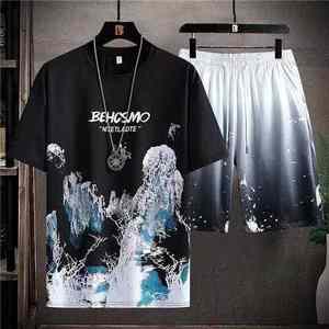 Ensemble 2 pièces T-shirt et short à manches courtes pour hommes - Product Image 6