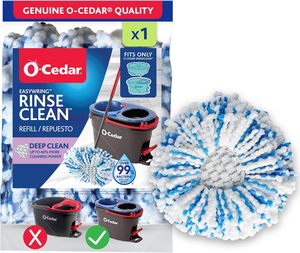 หัวม็อบถูพื้นแบบหมุน O-Cedar รุ่น RinseClean Deep Clean ของแท้ (1 ชิ้น) - Product Image 6