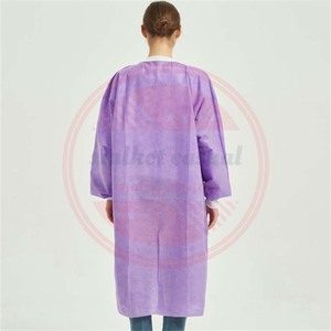 ชุดยาวผ้าใยสังเคราะห์สำหรับใช้ในโรงพยาบาลใช้ได้ทั้งชายและหญิงชุดผ้านอนวูฟเวนคุณภาพพรีเมียมสำหรับแพทย์พยาบาลและผู้ป่วย - Product Image 6