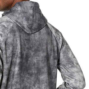 Sweat-shirt à capuche pour homme unisexe 100% coton sérigraphie Streetwear pulls à capuche courts Boxy délavés à l'acide - Product Image 4