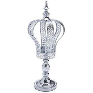 Decoración DE CORONA DE METAL Material de alta calidad real y elegante Ideal para decoración de eventos y oficina en casa de lujo - Product Image 1