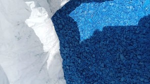 ถุงจัมโบ้ HDPE สีน้ำเงิน ถุง PP FIBC เกรดฉีดขึ้นรูป ถุงบรรจุภัณฑ์ขนาดใหญ่ ระบายอากาศได้ ถุงยกของ สำหรับจัดเก็บและขนส่งวัสดุก่อสร้าง - Product Image 2