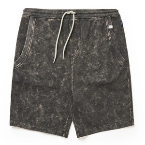 Shorts de survêtement décontractés pour homme en toile 100% coton, taille mi-haute, avec cordon de serrage, respirants, imprimé graphique tendance, légers pour l'été - Product Image 2