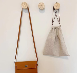 Anzuelos de mimbre hechos a mano, 3 unidades - Product Image 5