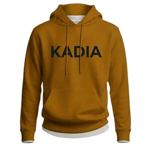 Sweat-shirts et sweats à capuche pour hommes, respirants, décontractés, d'hiver, avec logo personnalisé, haute qualité, 100% coton molletonné, poche, faible MOQ - Product Image 5