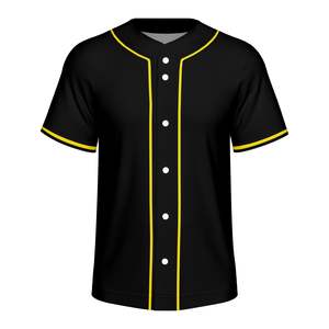 Customized Sublimation Button <b>Baseball</b> Jersey Men Breathable Polyester <b>Baseball</b> Uniform Embroidery Print Blank <b>Baseball</b> Jersey - Product Image 1