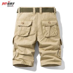 Shorts cargo pour hommes 100% coton 6 poches Shorts pour hommes Grandes poches Bonne qualité Nouveaux shorts cargo 2023 - Product Image 2