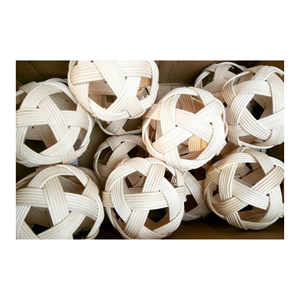 Accesorios hechos a mano, bolas de ratán de hoja de maíz de algas marinas tejidas naturales, juguetes masticables para decoración/Accesorios - Product Image 5