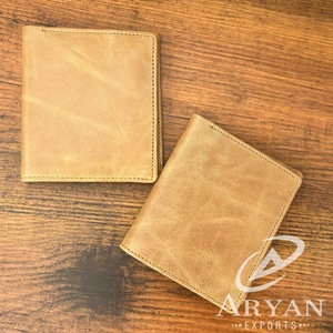 กระเป๋าสตางค์หนังแท้สำหรับผู้ชายกระเป๋าสตางค์ผู้ชายสไตล์วินเทจ - Product Image 1