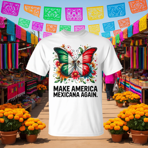 Women's Make America Mexicana Again Mexican <b>Meme</b> T-<b>Shirt</b> Promotional Product - Product Image 3