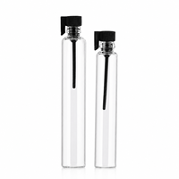 Botol Sampel Parfum Mini Kaca Bening Mingsheng 1ml 2ml 3ml 5ml 6ml 8ml 10ml dengan Tongkat Plastik
