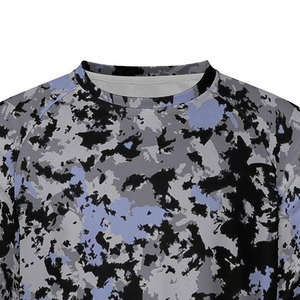 เสื้อสเวตเชิ้ตคอกลมผู้ชายไซส์ใหญ่ ลายพรางดิจิทัล แขนยาว สำหรับฤดูใบไม้ร่วงและฤดูหนาว - Product Image 6