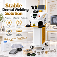 Machine de soudage laser de précision 200W YAG pour la réparation d'alliages dentaires, les pièces métalliques médicales et les applications de laboratoire
