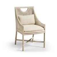 Fauteuils de salle à manger élégants et rembourrés, lot de 2 |   Tissu de qualité supérieure et structure en bois massif |   Meubles de salle à manger de style moderne du milieu du siècle