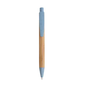 <b>Bamboo</b> and Wheat <b>Straw</b> Eco-Friendly Promotional Pen Eco-Sustainable Gadgets - Product Image 4