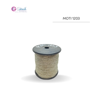 Fil Moti de qualité supérieure pour l'artisanat élégant Fil Moti de luxe avec effet perlé Collection de fils Moti vibrants et décoratifs doux - Product Image 1