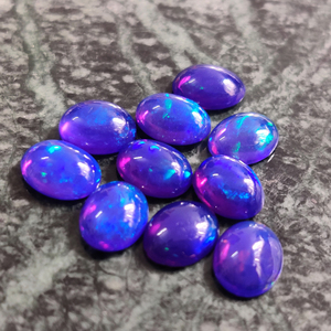 สีฟ้าโอปอล Cab,ธรรมชาติโอปอล Cabochon เอธิโอเปีย,อัญมณีหลวมสำหรับการทำเครื่องประดับ - Product Image 2