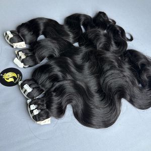 Paquetes de cabello virgen crudo Sin procesar 100% Cabello humano Onda del cuerpo Recto sedoso Hecho en Vietnam - Product Image 3
