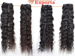 <b>Cheap</b> Remy 100% Cuticle Aligned Wavy Bundles Vendor Virgin Cuticle Aligned Indian Human Hair <b>Extensions</b> - Product Image 2