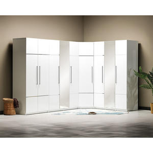 Système de garde-robe modulaire convertible Athome, moderne, grande capacité, autoportant, avec porte en verre trempé, pour appartement en Turquie - Product Image 4