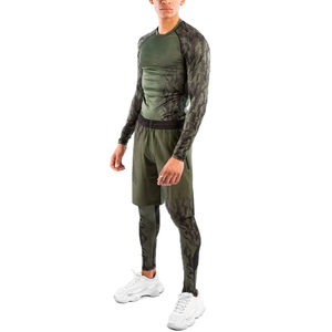 Chemises de compression sublimées personnalisées de haute qualité 2024, pour le surf, la plongée, la protection contre les éruptions cutanées, les uniformes de BJJ, polyester/nylon 220g - Product Image 6
