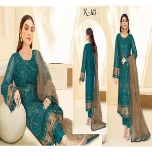 ชุดอินเดียและปากีสถานคอลเลกชั่นล่าสุดของ Ramsha คอลเลกชันที่สวยงาม - Product Image 6