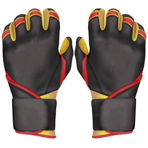 ถุงมือเบสบอลหนังสำหรับเล่นกีฬากันลื่นระบายอากาศได้ดีปรับแต่งได้ใส่สบายปรับแต่งได้ - Product Image 1