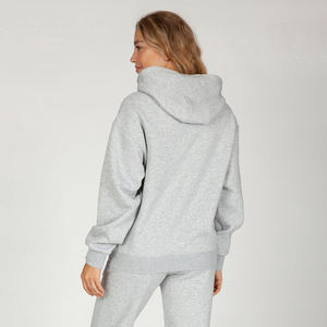 Women's Tracksuit In Classic <b>Grey</b> Pullover Hoodie Regular Fit Joggers Running Sweat Suits - Product Image 4