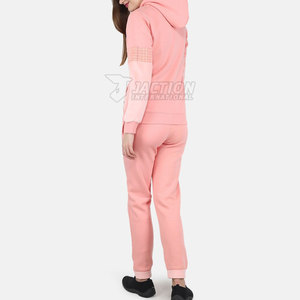 Conjunto de Sudadera con Capucha Deportiva para Mujer de Alta Calidad y Estilo Moderno, Venta al Por Mayor, Nuevo Diseño, Color Sólido - Product Image 4