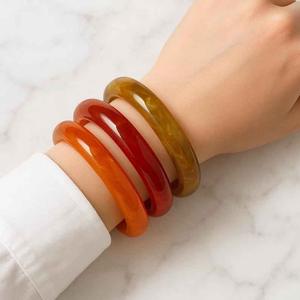 Bracelets et joncs en résine pour femmes, nouvelle collection, bijoux de style ange pour les fêtes et les mariages, haute qualité - Product Image 1