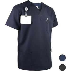 Uniforme médical pour hommes, haut et pantalon, vente en gros, tissu sergé polyester/rayonne, couture sans couture, fabrication OEM, très demandé - Product Image 3
