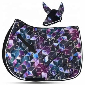 Almohadillas de sillín de caballo de espuma satinada hechas a medida con diseño lavable duradero para un uso estable y equitación ecuestre - Product Image 5