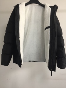 Vestes à col montant pour hommes, design personnalisé OEM, style streetwear, vente en gros, vêtements d'hiver chauds et surdimensionnés - Product Image 3