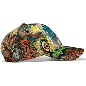 Wholesale 2024 Unique Style Unisex Adjustable Cotton Customized Panel Fitted Plain Baseball Cap Hats With Custom Embroidery <b>Log</b> - Product Image 4