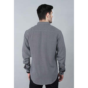 Camisa Casual de Popelina para Hombre Unze London DEBRA Fit, 100% Algodón, Cuello Mao, Tallas XL 2XL 3XL 4XL para Verano y Otoño, Suministro ODM - Product Image 5