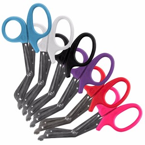 Tijeras de primeros auxilios de acero inoxidable de colores, tijeras médicas EMT con mango de plástico, tijeras de vendaje, tijeras de utilidad quirúrgica - Product Image 5