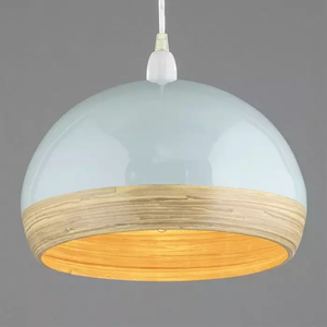 Design rustique moderne, abat-jour en bambou filé, lustres et lampes suspendues, meubles en osier avec rotin et PC pour la décoration de la chambre - Product Image 3