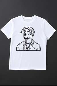 เสื้อยืดผ้าฝ้าย100% เปล่าสำหรับผู้ชายเสื้อยืดขนาดพิเศษแบบเรียบพิมพ์โลโก้ - Product Image 3