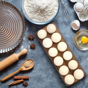 Rustic Chicken <b>Egg</b> Holder and Tray As Fresh Holder Countertop or Camping (12 <b>Egg</b> Holder for Refrigerator) - Product Image 2