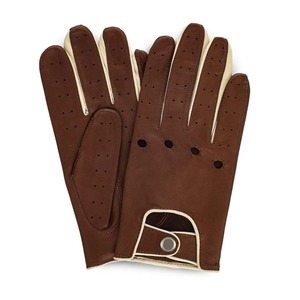 Guantes de Invierno Unisex de Piel de Ciervo Marrón, con Pantalla Táctil, Cosidos a Mano, Súper Suaves y Cómodos para Conducir, Carreras y Ciclismo - Product Image 5