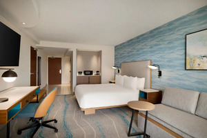 Meubles d'hôtel en bois massif Courtyard by Marriott, meubles d'hôtel élégants, meubles contemporains de haute qualité, ensemble de chambre à coucher sur mesure - Product Image 3
