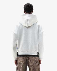 Oversized 600GSM Brushed Sweatshirt 100% Cotton Hoodie Pre-shrunk and Dyed Soft Comfortable Relaxed Fit for Winter - Product Image 5