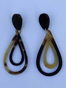 ต่างหูเขาสัตว์ทำมือดีไซน์มีสไตล์ไม่ซ้ำใครทนทานเป็นมิตรกับสิ่งแวดล้อม - Product Image 4