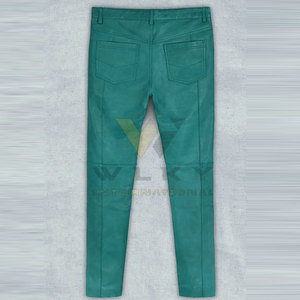 กางเกงหนังผู้ชายโลโก้สั่งทำพิเศษ ขายดีที่สุด ชุดลำลอง สีพื้น - Product Image 3