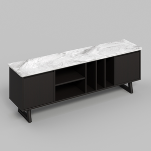 Morra Solid Wood and MDF TV <b>Stand</b> 2M Console <b>for</b> Living Room and Bedroom Elegant Oak Furniture <b>for</b> Home Use - Product Image 2