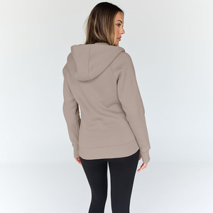 Nardon Apparel Sudadera con capucha con logotipo personalizado Cuello redondo Algodón Grueso Gsm Sudadera de gran tamaño Bordado Cuello redondo Sudadera en blanco Mujer - Product Image 5