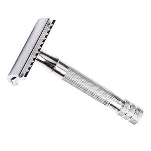 Professional Safety Razor Double <b>Edge</b> Stainless Steel Barber Shaving <b>Tool</b> Traditional Classic Manual Stainless Steel Razor - Product Image 3
