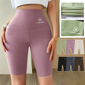 Ropa de fitness personalizada de cintura alta para mujer, pantalones cortos transpirables para yoga y gimnasio para pantalones cortos de entrenamiento - Product Image 4